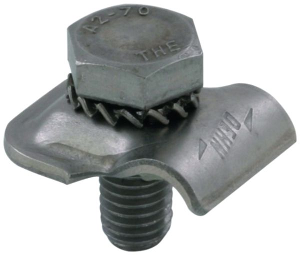 Dispositif de serrage DEHN/elvatec avec vis hexagonale M10×25mm, V4A