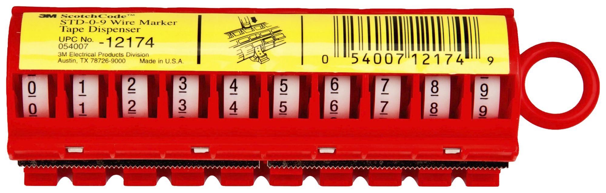 Kabelmarkierer 3M ScotchCode SDR-0/9-2 Spender STD-0-9