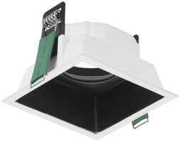 Einbaurahmen LUDOSPOT 50 SQUARE DECO TILT, EB 75×75mm, weiss/schwarz