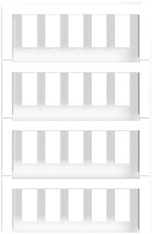 Marqueur d'appareil Weidmüller MultiCard ESG enfichable 17×8mm PA66 blanc