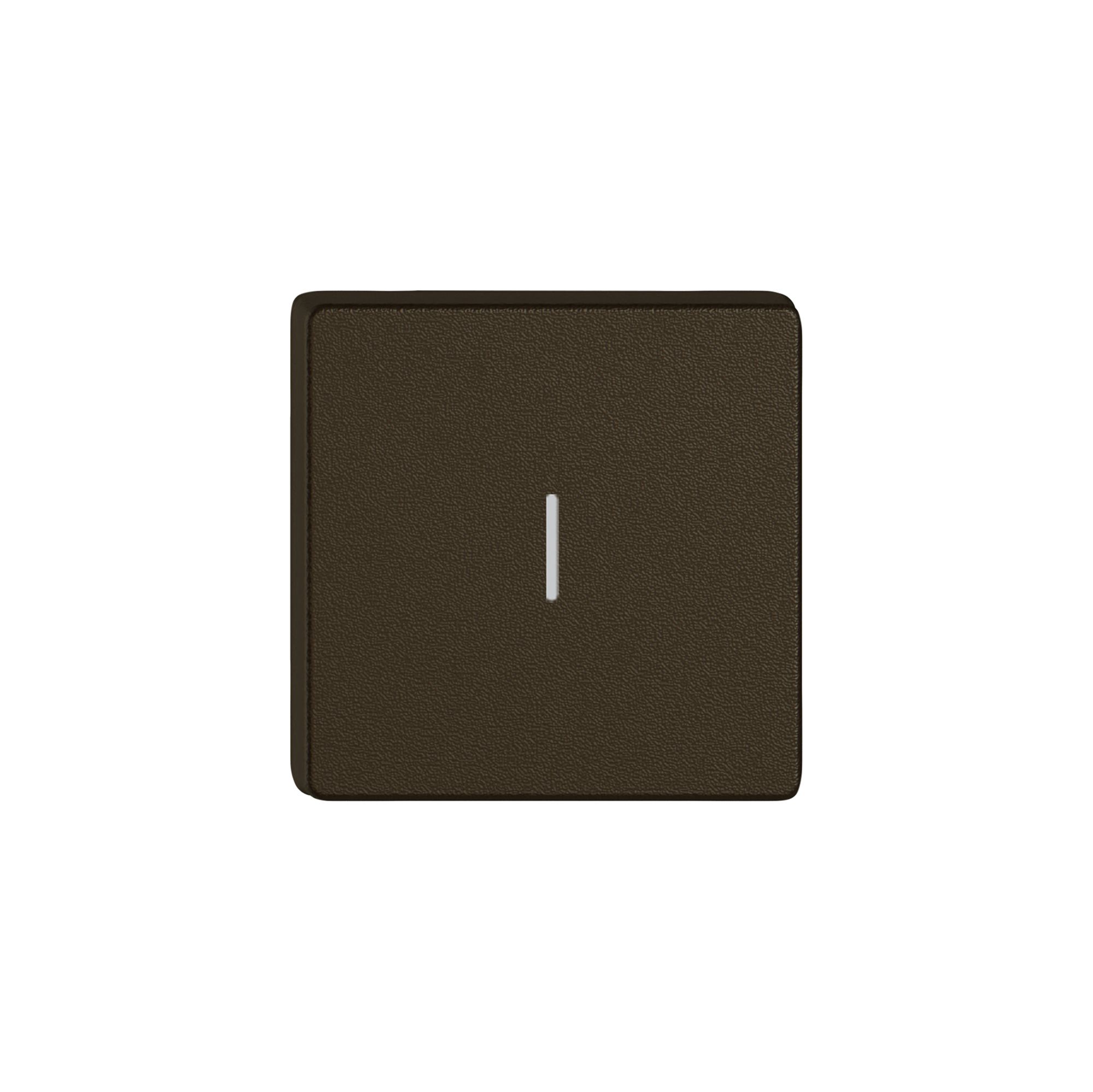 Poussoir 1/4 EDIZIO.liv Wiser avec SNAPFIX® avec symbole l (encl.) br