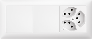 UP-Kombination EDUE 1×3, Blind + Blind + 3xT13 1S ws