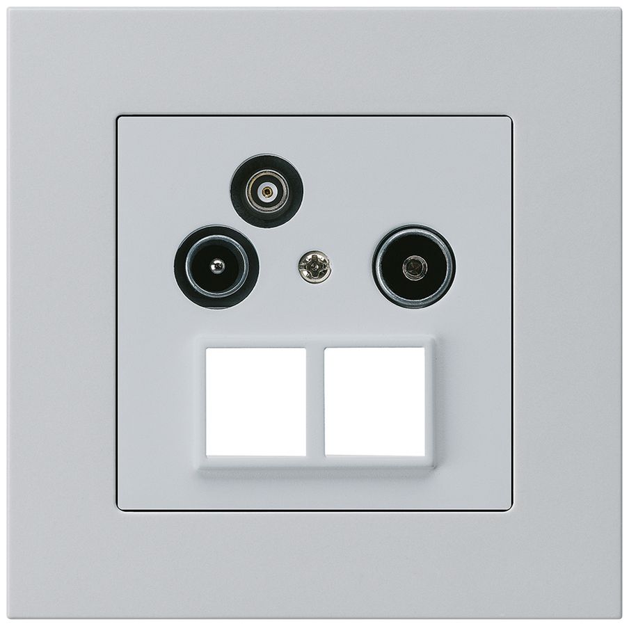 UP-Antennendose R/TV-Daten kallysto.pro HMS 2GHz 4dB hellgrau