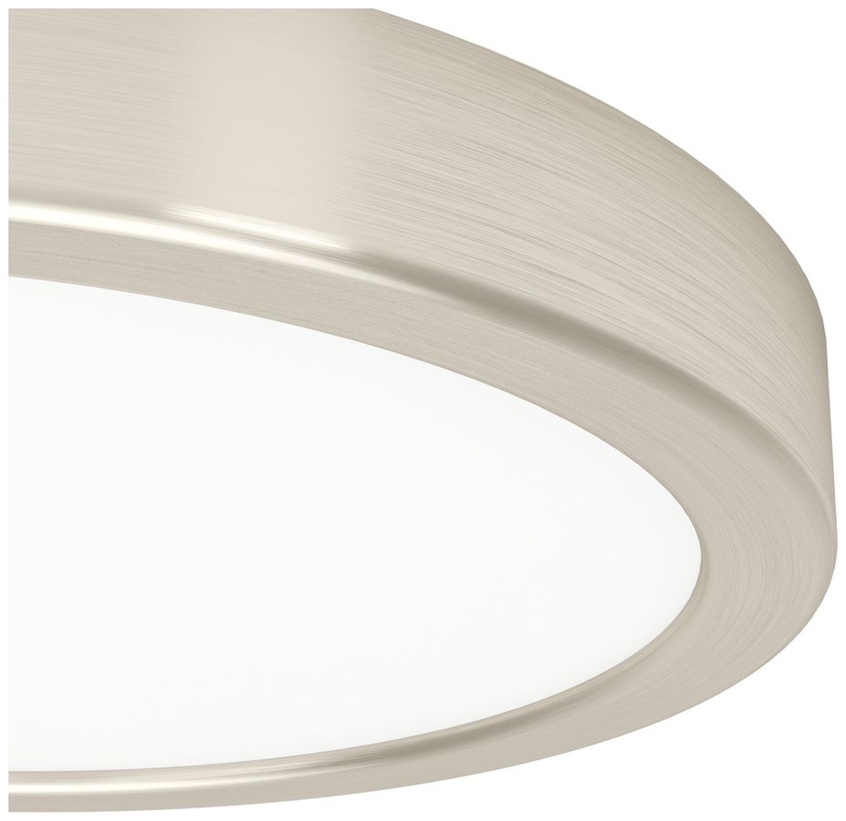 LED-Deckenleuchte Eglo FUEVA 14W 0…1400lm 2700…6500K IP44 DIM Ø211×25mm Nickel