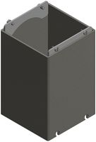 Potelet de raccordement Woertz 100×100×300mm gris clair