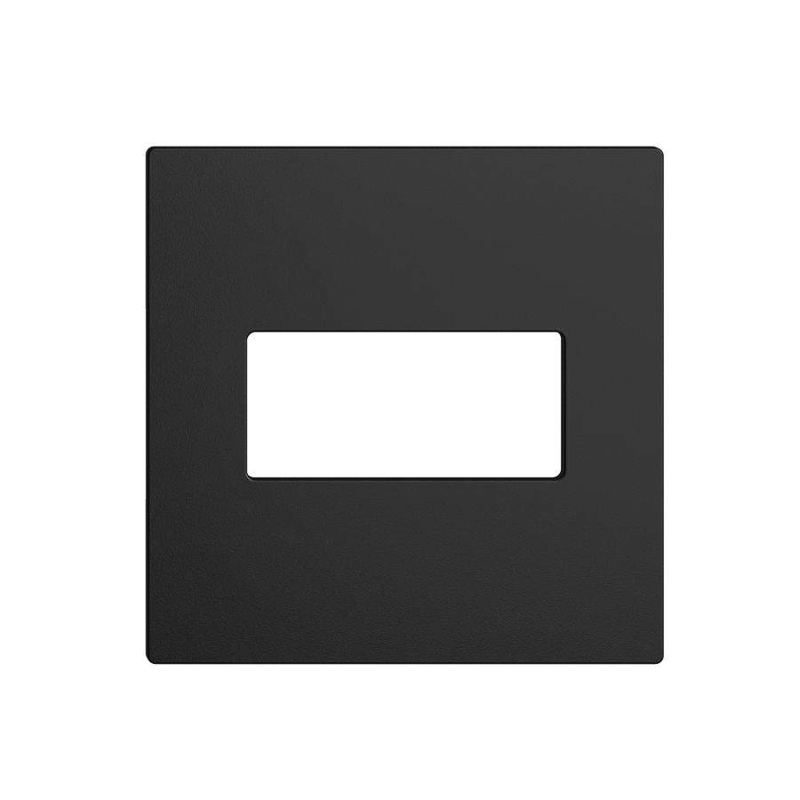 Set frontale EDIZIOdue F per rilevatore di movimento pirios 180 R eco, nero