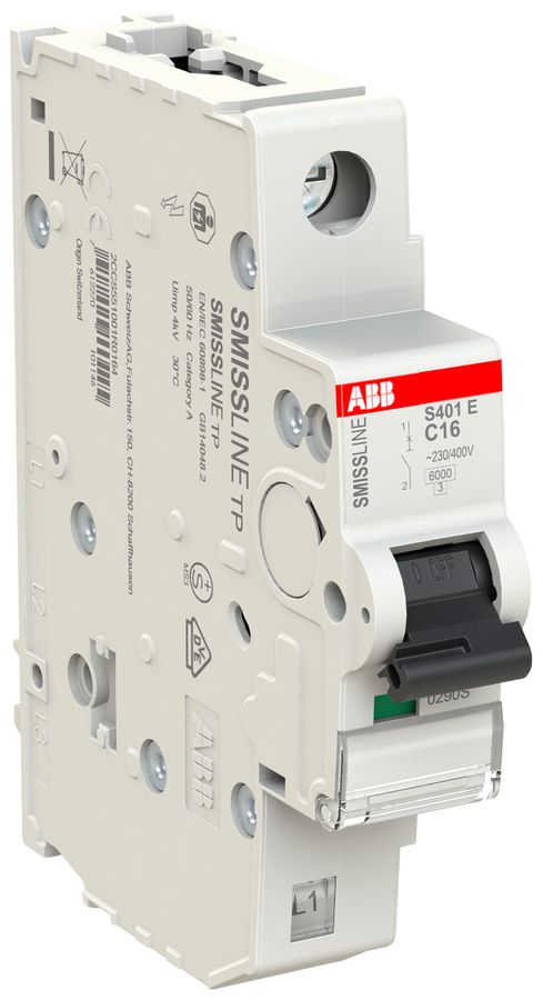Disjoncteur SMISSLINE TP S 1×16A C 6kA