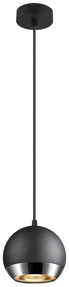 Pendelleuchte SLV LIGHT EYE 150 GU10 1×13W DIM Ø150mm schwarz