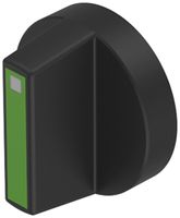 Drehgriff EAO51/61 ausleuchtbar schwarz/grün