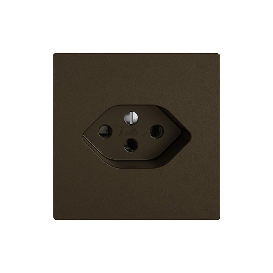 Steckdose EDIZIO.liv SNAPFIX® 1×T13 br