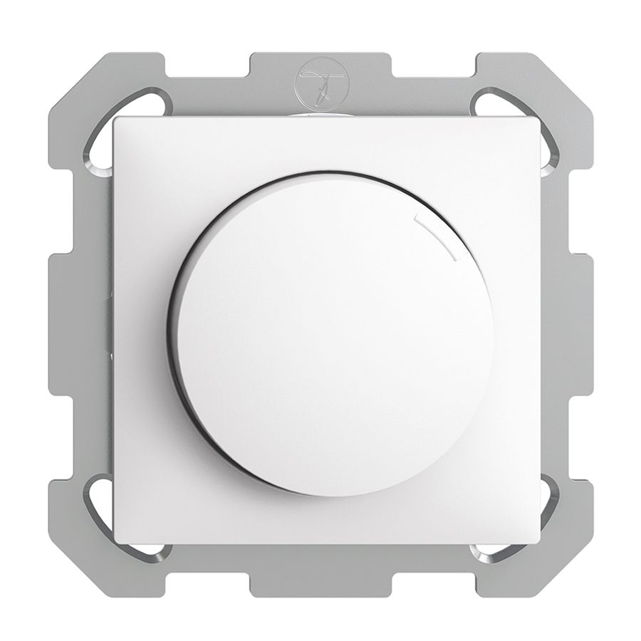 UP-Drehsensor Edue FM KNX, 21…30VDC, SELV, Stromaufnahme max. 12.5mA, ws