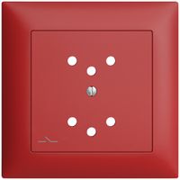 Frontset EDIZIOdue berry 88×88mm 2×T12/1 mit Shutter