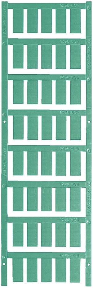 Marqueur d'appareil Weidmüller MultiCard ESG enfichable 20×9mm PA66 turquoise