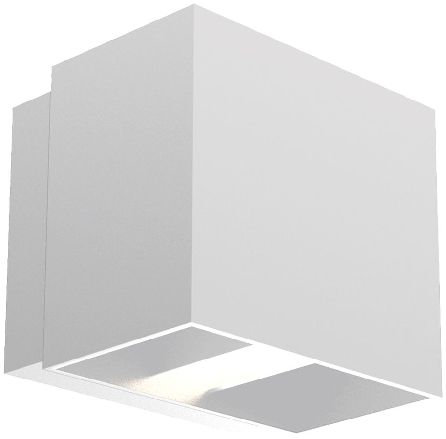 Applique LED QUADRO 10W, 900lm, 3000K, IP65, 120×100×97mm, bianco