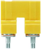 Connexion transversale Weidmüller WQV 16N/2 vissé 2L pas 11.9mm isolé 76A jaune