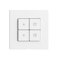 Abdeckset zu Storenschalter 1K Szene/4T Edue Wiser weiss