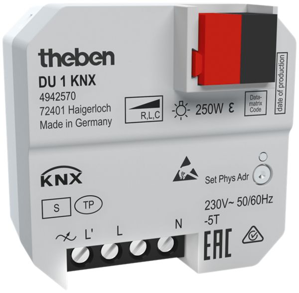 EB-Dimmaktor KNX Theben DU 1 KNX 250W