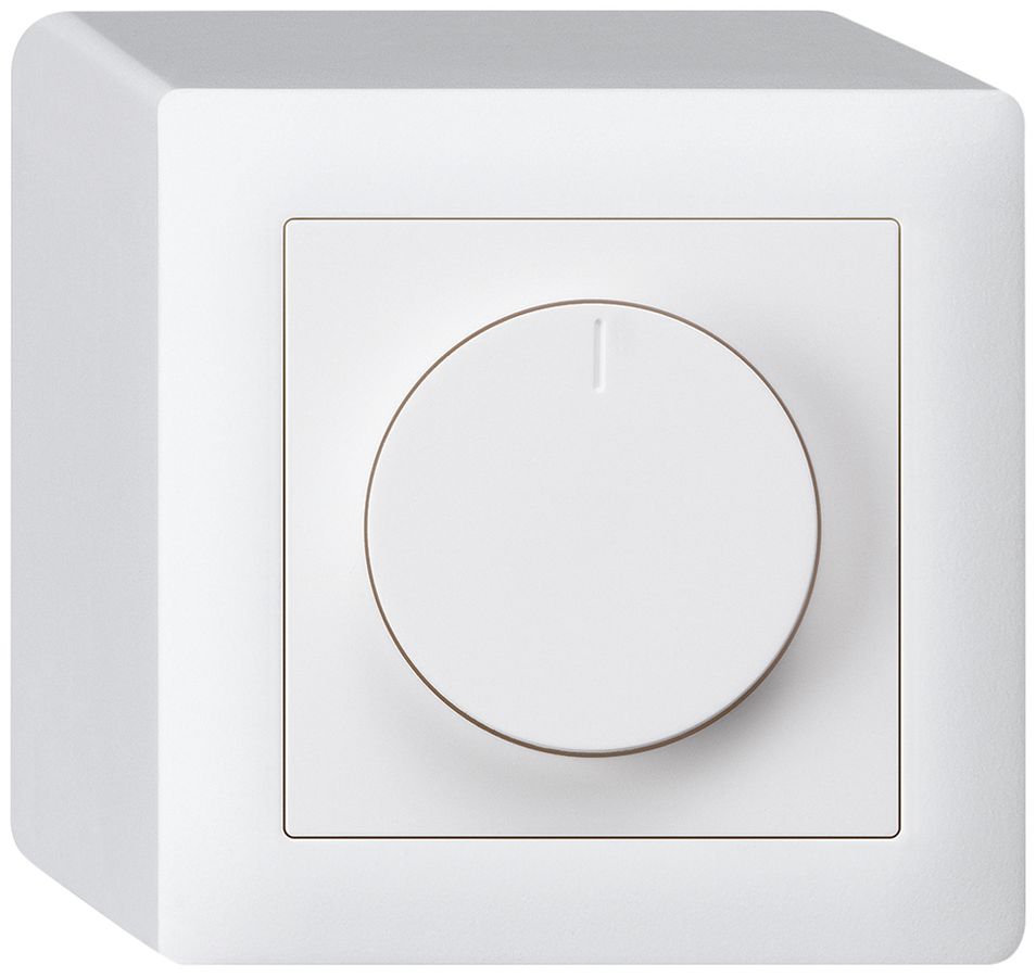 AP-Drehdimmer kallysto Phasenanschnitt 20…500VA weiss
