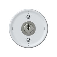 Schlüsselschalter origin Ausschalter 0/1L 16A 250V 0-I-0-I 60×60mm weiss