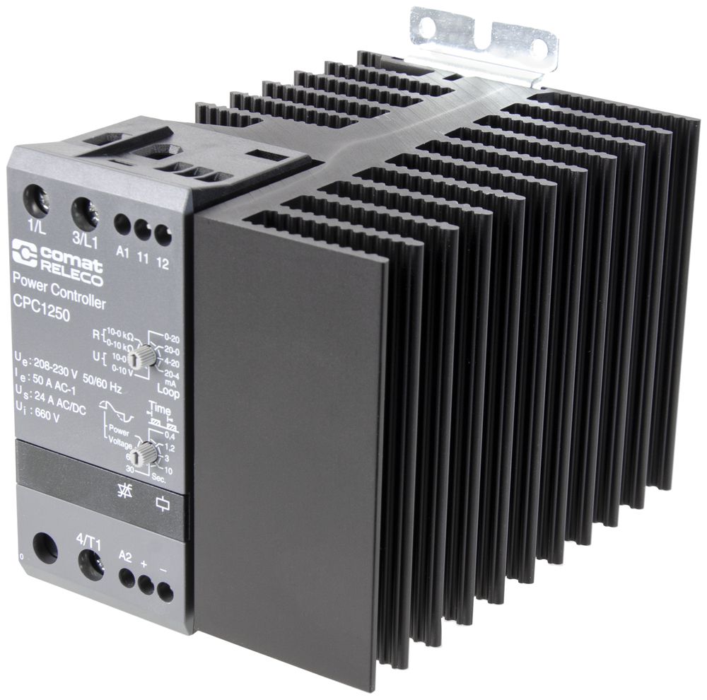 Convertitore analogico ComatReleco CPC1250, 24VUC, 50A (AC-1) 230/380…480VAC