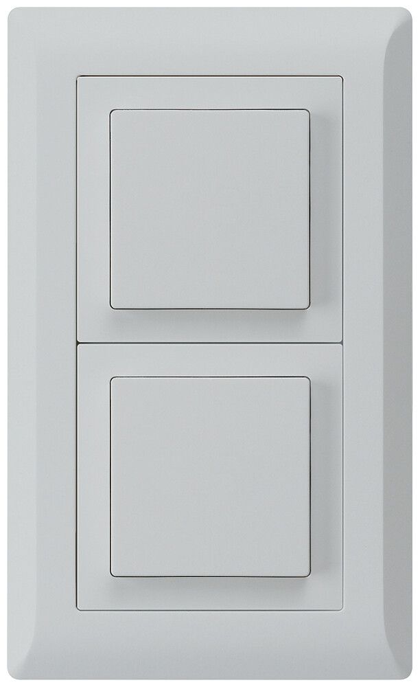 Combinaison ENC kallysto.line grd.I-I verticale interr.S3+poussoir gris clair