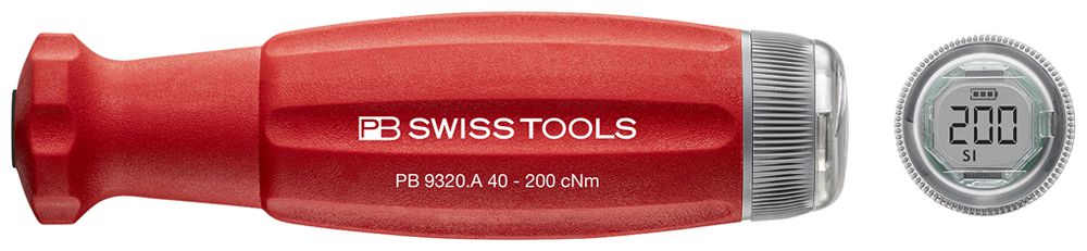 Poignée dynamométrique PB DigiTorque V02 PB 9320.A 0.4…2.0 Nm