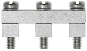 Connexion transversale Weidmüller WQV 70N/3 vissé 3L pas 20.5mm 192A gris argent