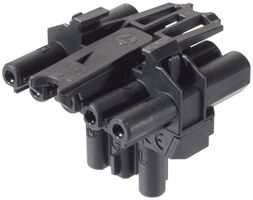 Verteilerblock Wieland 5L GST18I5VK2A1TBGV 1 SW schwarz