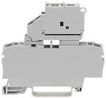 Sicherungsklemme WAGO 2L für G-Sicherung 5×20mm 2.5mm² grau