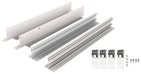 EB-Rahmen DOTLUX Eco 664×664×41mm Aluminium weiss