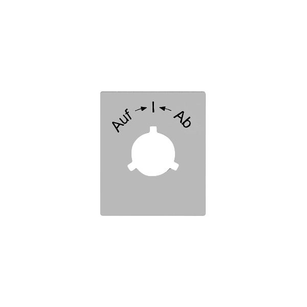 Disque indicateur FLF Auf->I<-Ab pour contact pivotant FH