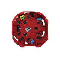 Steckdose Feller SNAPFIX® 3×T23 mit LED blau