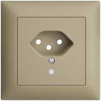 Kit frontale INC EDIZIOdue sand 88×88mm T13 con lente