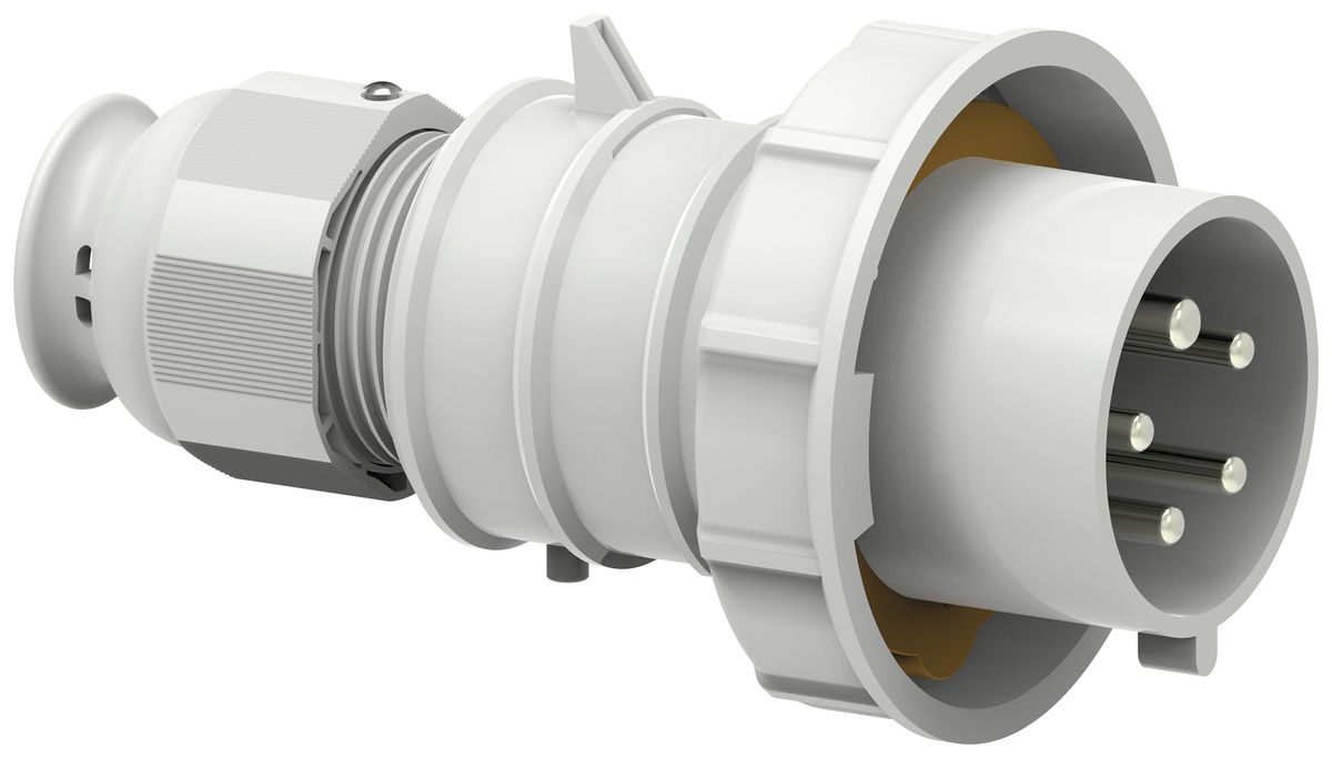 Stecker Bals CEE Q-C TE 16A 5P >50V 1h IP67 Ni