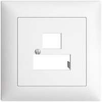 Kit frontale INC EDIZIOdue bianco 88×88mm 3×RJ45