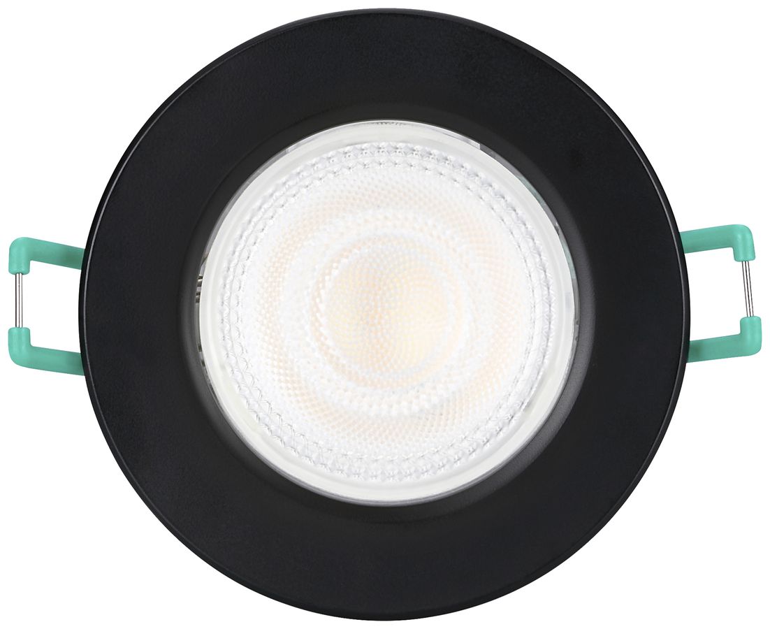 EB-LED-Spot Sylvania SYLSPOT 5.5W 550lm 827…840 IP44 38° DIM Ø87 schwarz