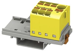 Bloc de distribution PX PTFIX 10/6X4-NS35 YE