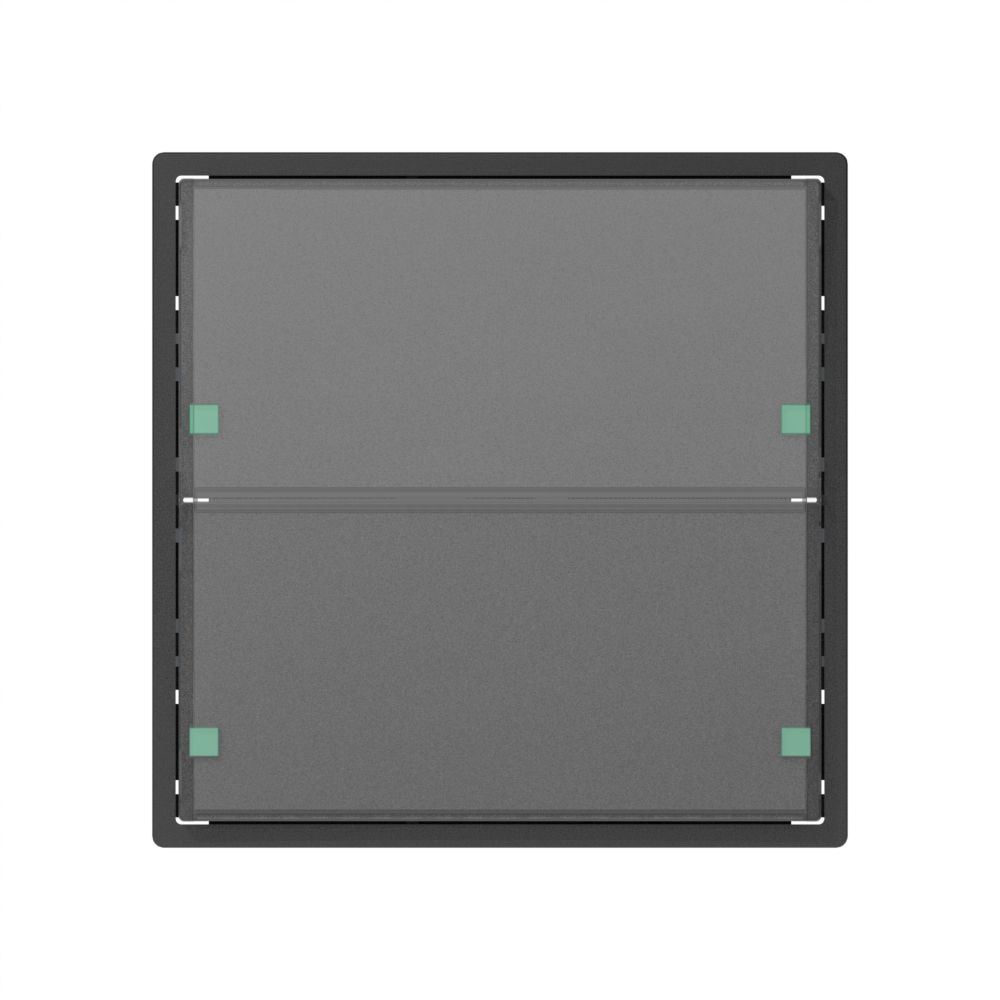 Senseur poussoir SIDUS KNX type E 2/4, anthracite