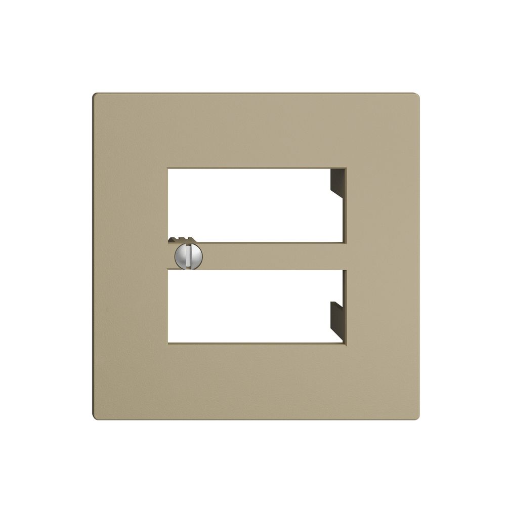 Plaque frontale 4×RJ45 EDIZIOdue sand R&M swissline