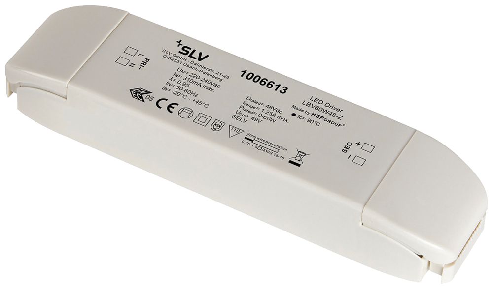 Alimentazione LED SLV 60W ON/OFF 48V