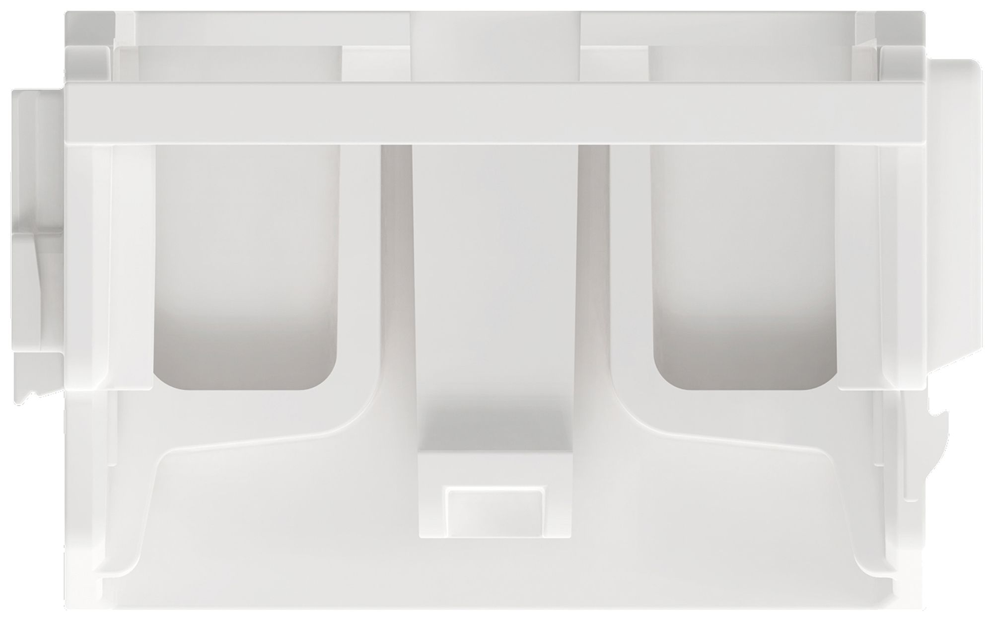 Befestigungsadapter WAGO o.Zugentlastung für 10×4mm² TH15 ws