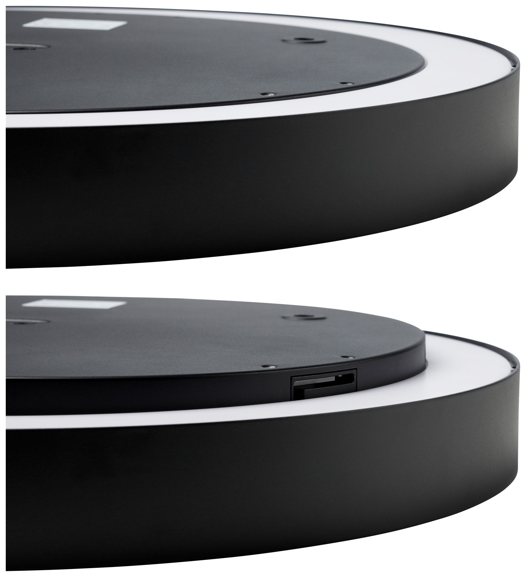 LED-Deckenleuchte EOLED SHIFT6+ 55W 5500lm 3000…4000K DALI Ø600×79mm schwarz