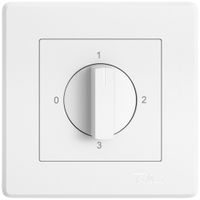 Interrupteur rotatif ENC EDIZIO.liv SNAPFIX® manette commut.multiple 5/2L bc