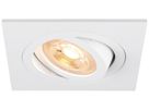 Downlight LED SLV NEW TRIA 75 GU10 1×10W VAR 90×90mm blanc