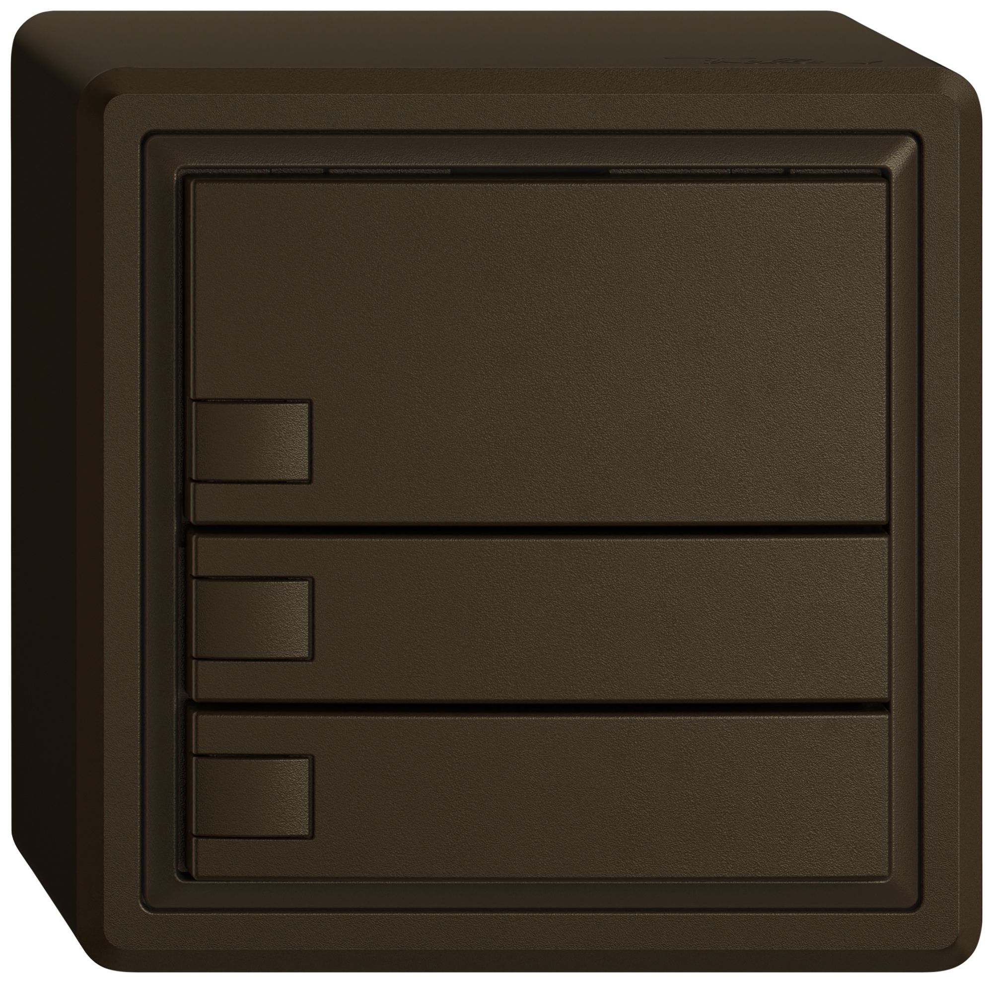 Pulsante KNX RGB AP EDIZIO.liv SNAPFIX® sensore temp.s.LED 3× com.1T ma