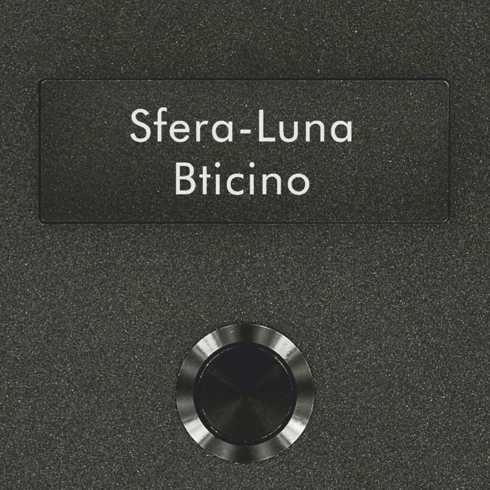 Bezeichnungsschild Legrand Sfera Luna 65×25mm schwarz