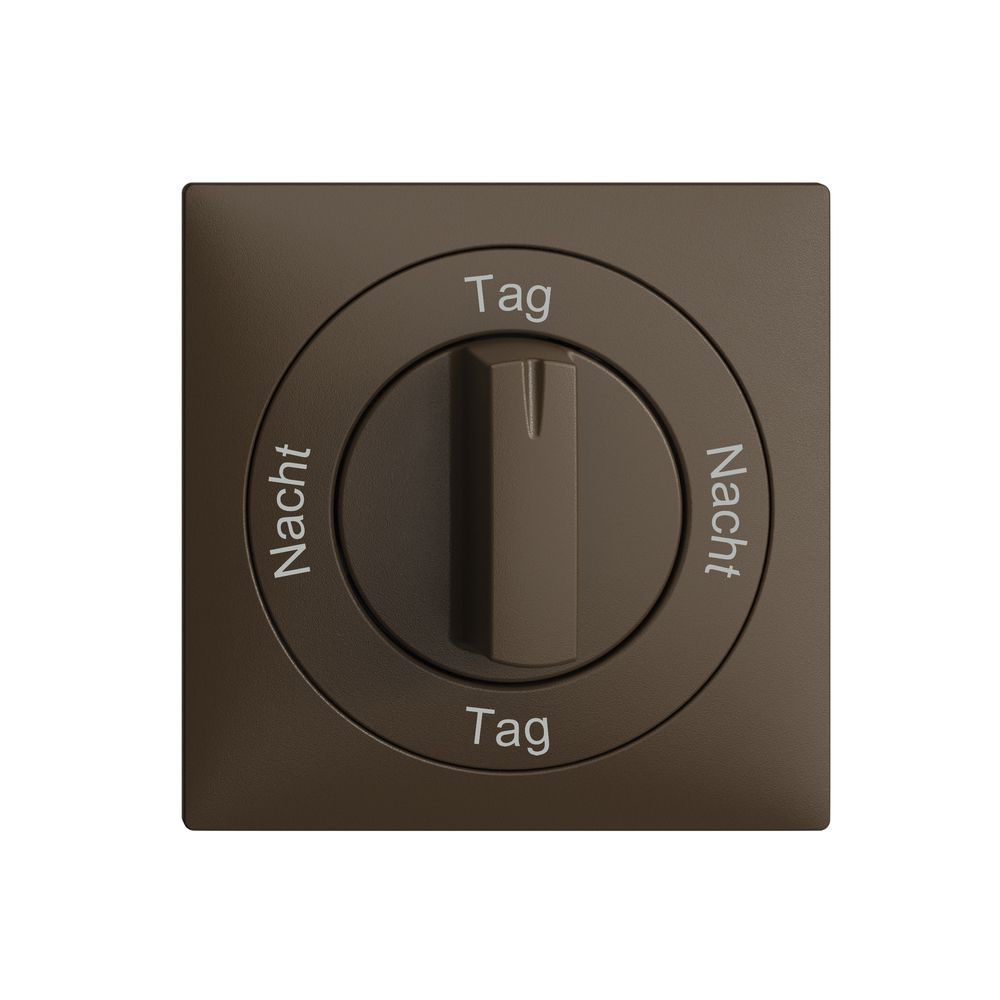Frontset Nacht-Tag-Nacht-Tag EDIZIOdue 60×60mm coffee