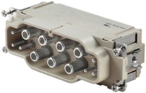 Stifteinsatz Weidmüller HDC S6 6 SAS 690V 100A 12L AxialSchraubanschluss Gr.8