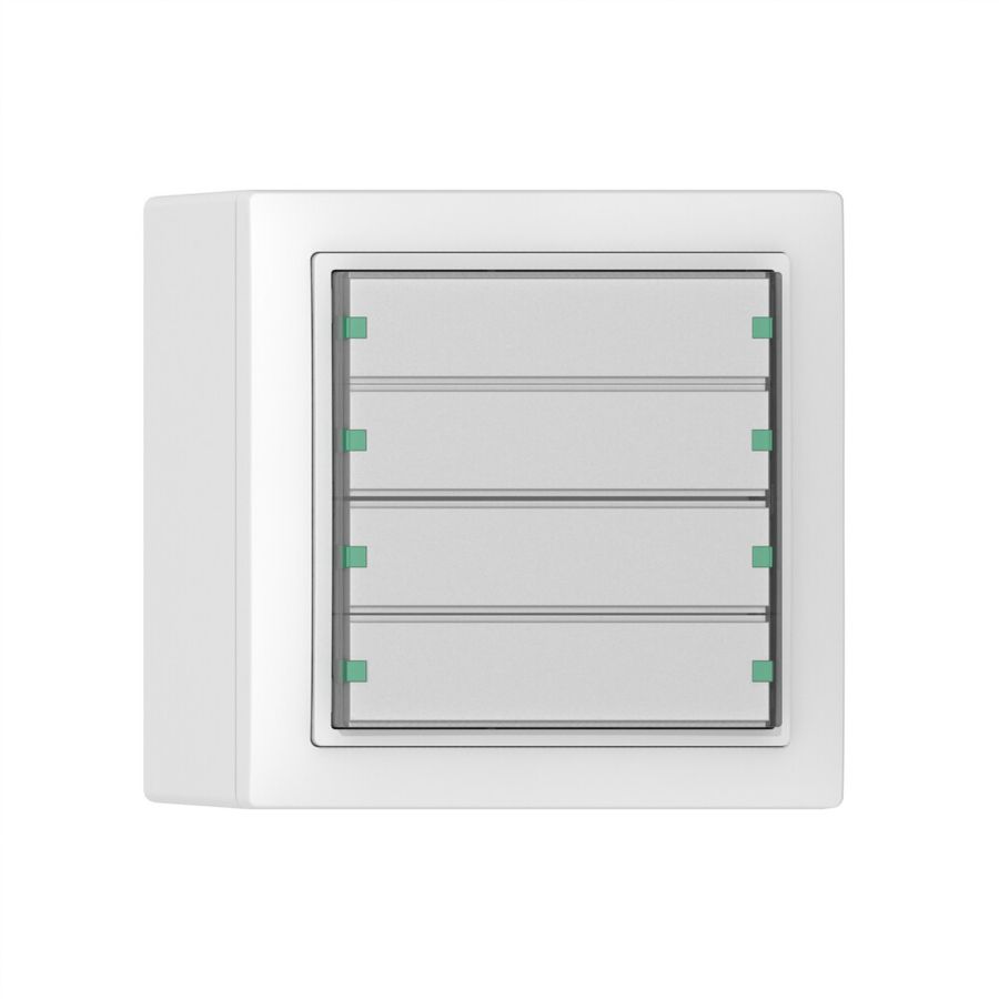 AP-Taster SIDUS 4/8 mit LED weiss