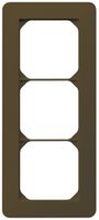 UP-Abdeckrahmen kallysto.trend 3×1 braun 94×214mm